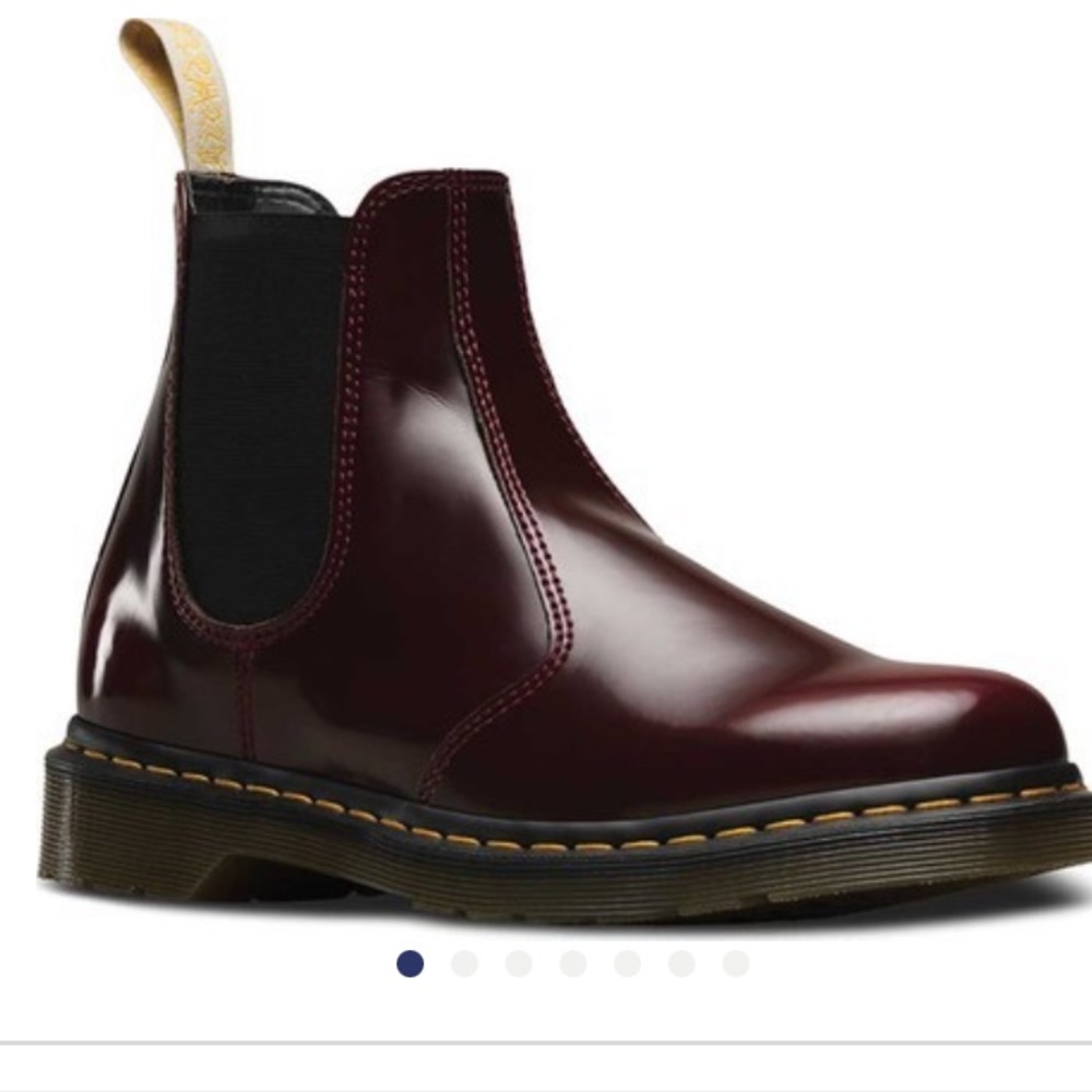 Dr.Marten Red Vegan Chelsea Boot size 10